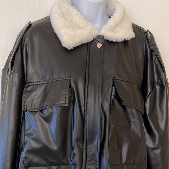 Zara | Jackets \u0026 Coats | Leather Jacket 